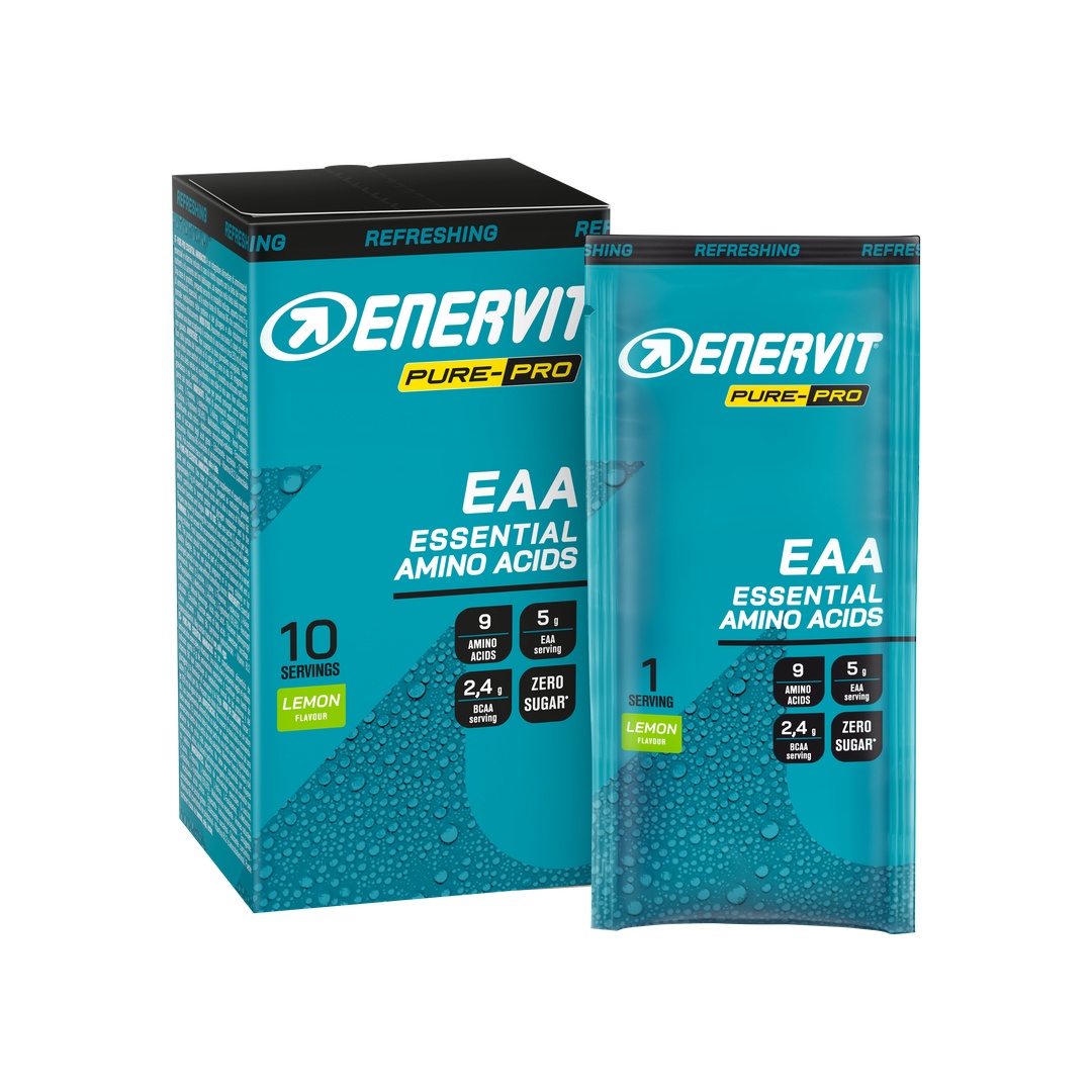 Produktbild ENERVIT PURE-PRO EAA Essential Amino Acids Lemon, 10 x 10 g